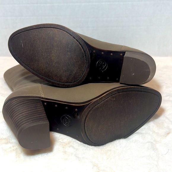 Lucky Brand Embrleigh Women’s Midcalf Boot with stacked heel, taupe, size 7.5 - Picture 11 of 17